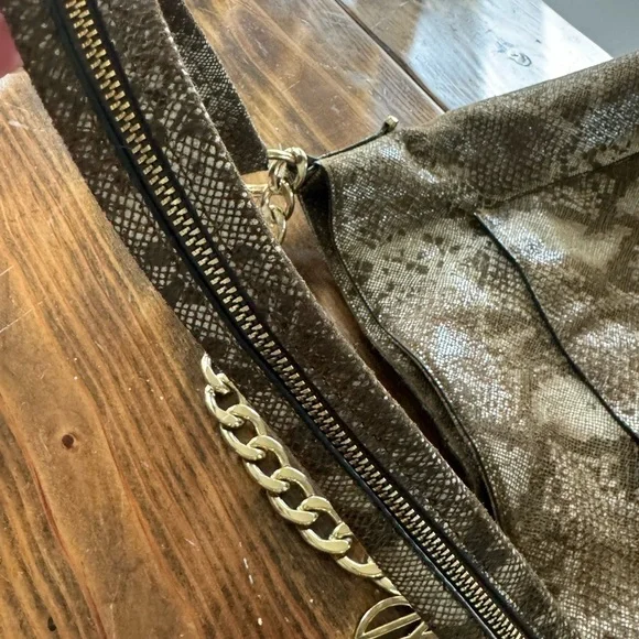 ANTONIO MELANI Large Snake Print Hobo Handbag - Picture 14 of 14